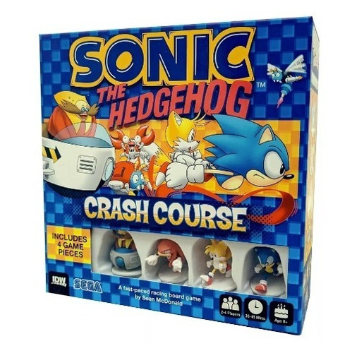 Jogo Tabuleiro Sonic Crash Course Em Ingles Idw Novo Sega
